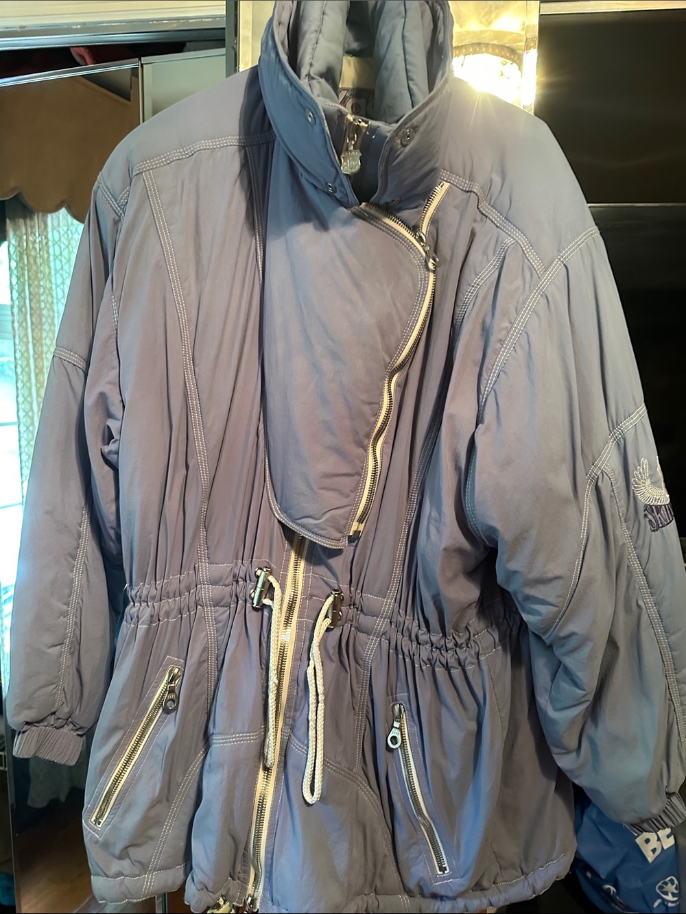 Women’s Kaelin Lavender Insulated Ski Jacket with Drawstring Waist